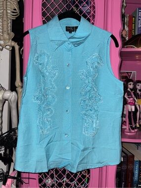 VTG Dina K sleeveless blouse